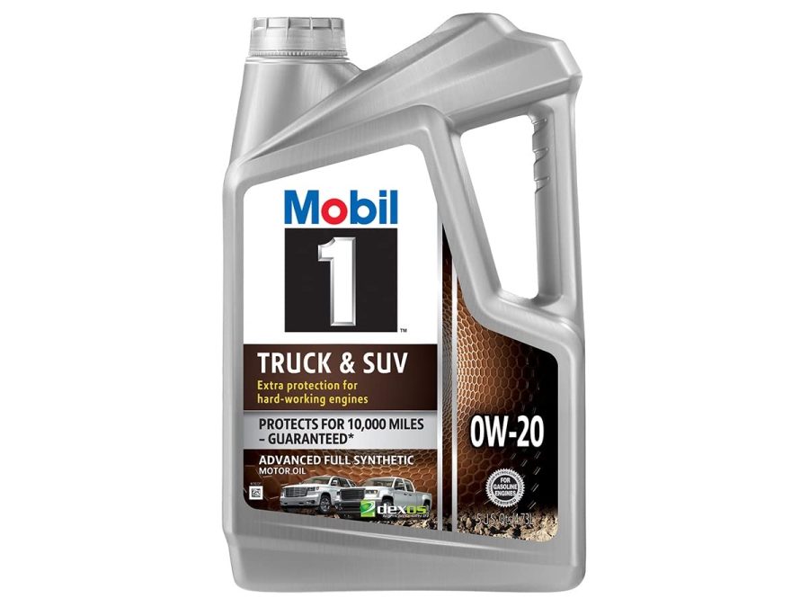 MOBIL 124593 Truck & SUV Full Synthetic Motor Oil 0W-20, 5 Quart