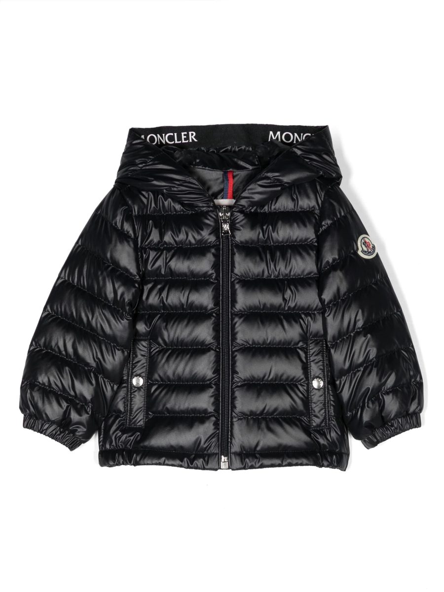 MONCLER BABY Boys Sesen Hooded Down Jacket Navy