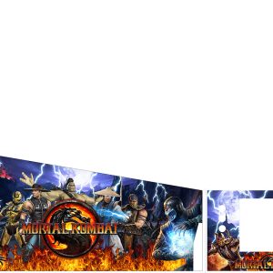 MORTAL KOMBAT Pinball Decal Pinball Cabinet Graphic Art Vinyl Sti