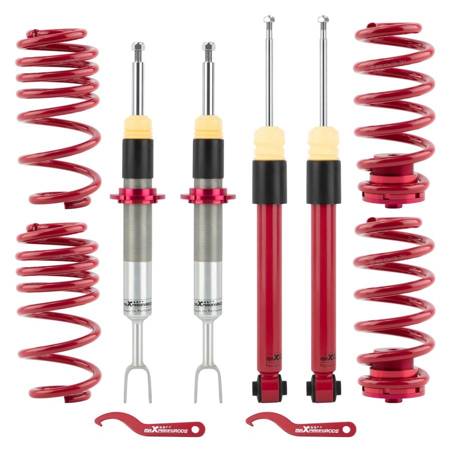 MaXpeedingrods Coilover Kit compatible for Audi A4 Quattro (8E/B6-B7) Wagon 2002-2008 lowering kit