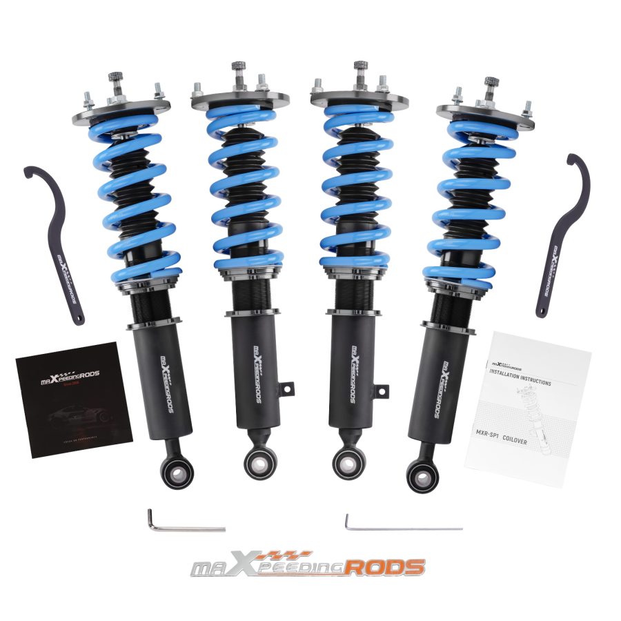 MaXpeedingrods Street Coilovers 24 Ways Damper Shocks Kit For TOYOT compatible for SUPRA 87-92 lowering kit