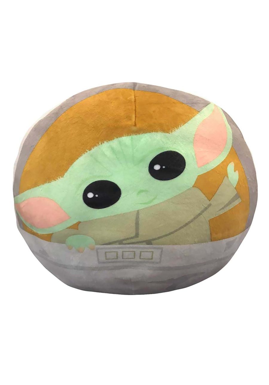 Mandalorian Grogu Child Carriage 11 Travel Cloud Pillow