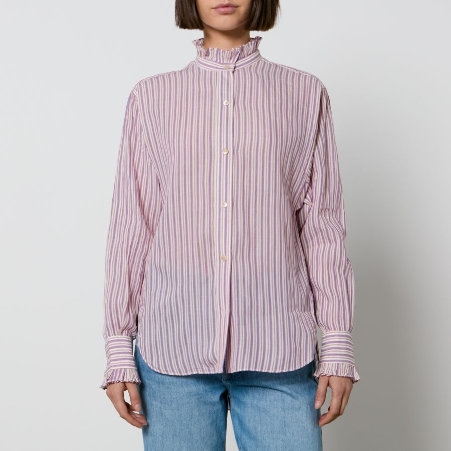 Marant Etoile Saoli Cotton-Jacquard Shirt - FR 36/UK 8