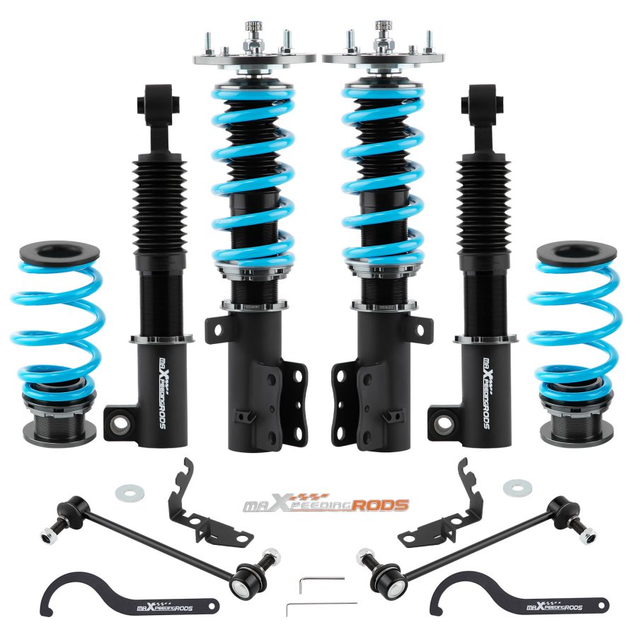 Maxpeedingrods COT6 Coilover Suspension Kit compatible for Chevrolet Cobalt 2005-2010 lowering kit