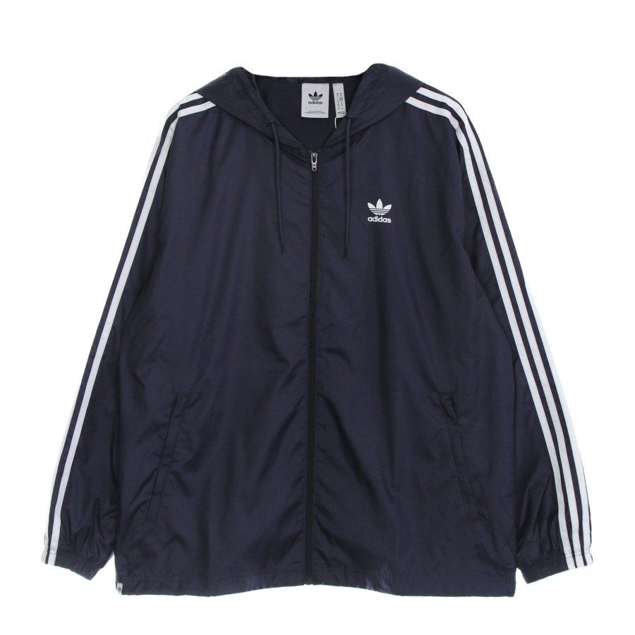 Men's 3-stripes Windbreaker Shadow Navy Windbreaker