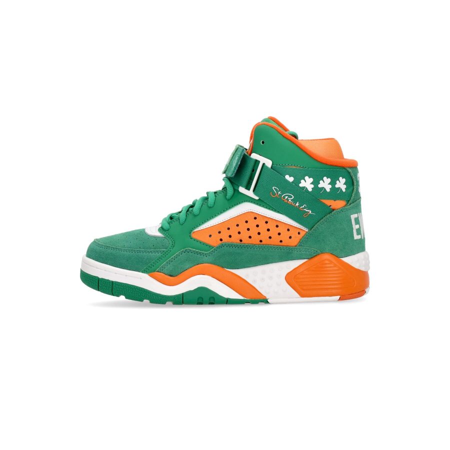 Men's Basketball Shoe Focus St Patricks Day Green/orange/white