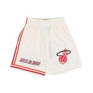 Men's Basketball Shorts Nba Off White Team Color Swingman Shorts Hardwood Classics 1996 Miahea