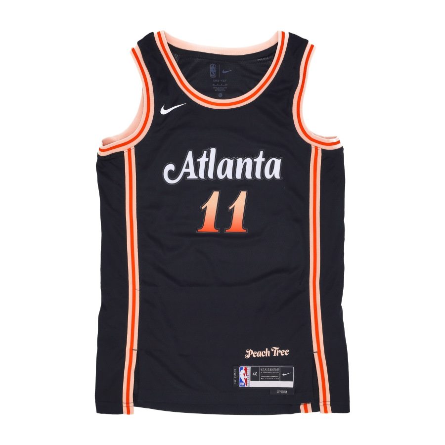 Men's Basketball Tank Top Nba City Edition 22 Dri-fit Swingman Jersey No 11 Trae Young Atlhaw Black