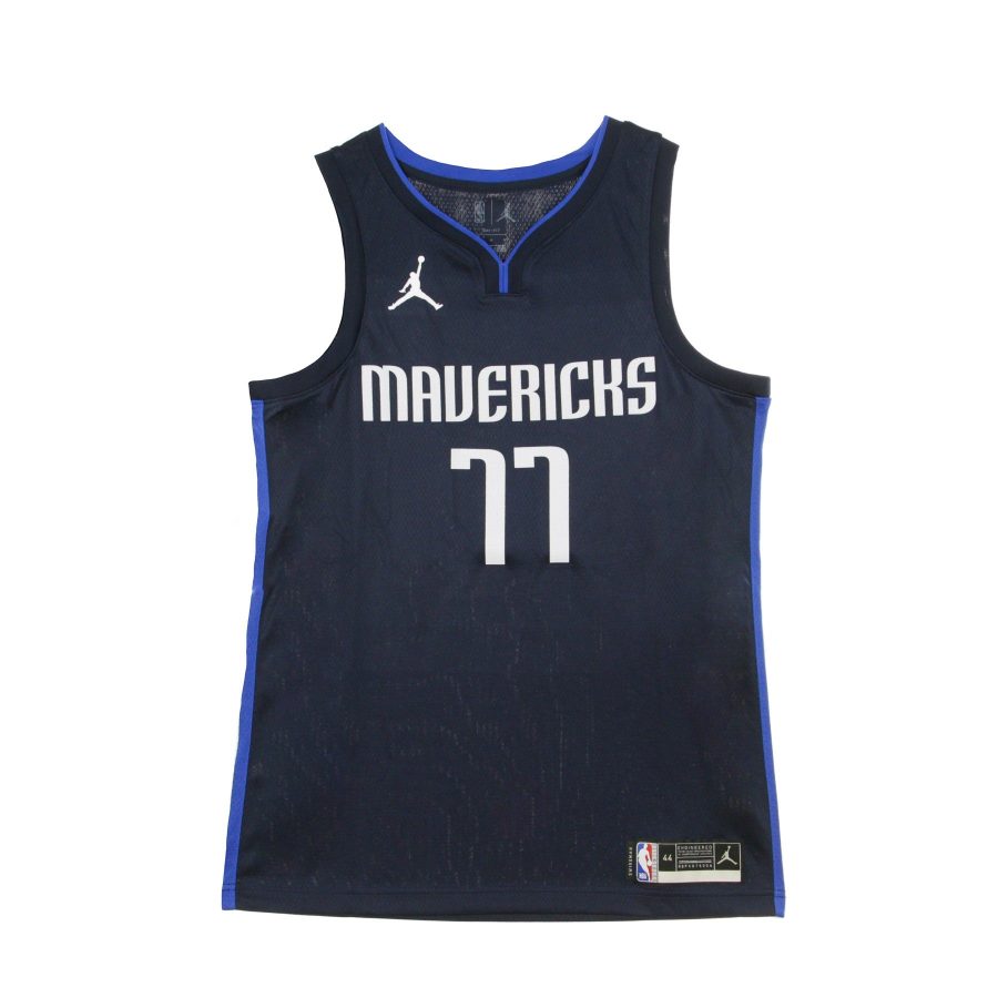 Men's Basketball Tank Top Nba Swingman Jersey Jordan Statement Edition 2020 No 77 Luka Doncic Dalmav College Navy/game Royal