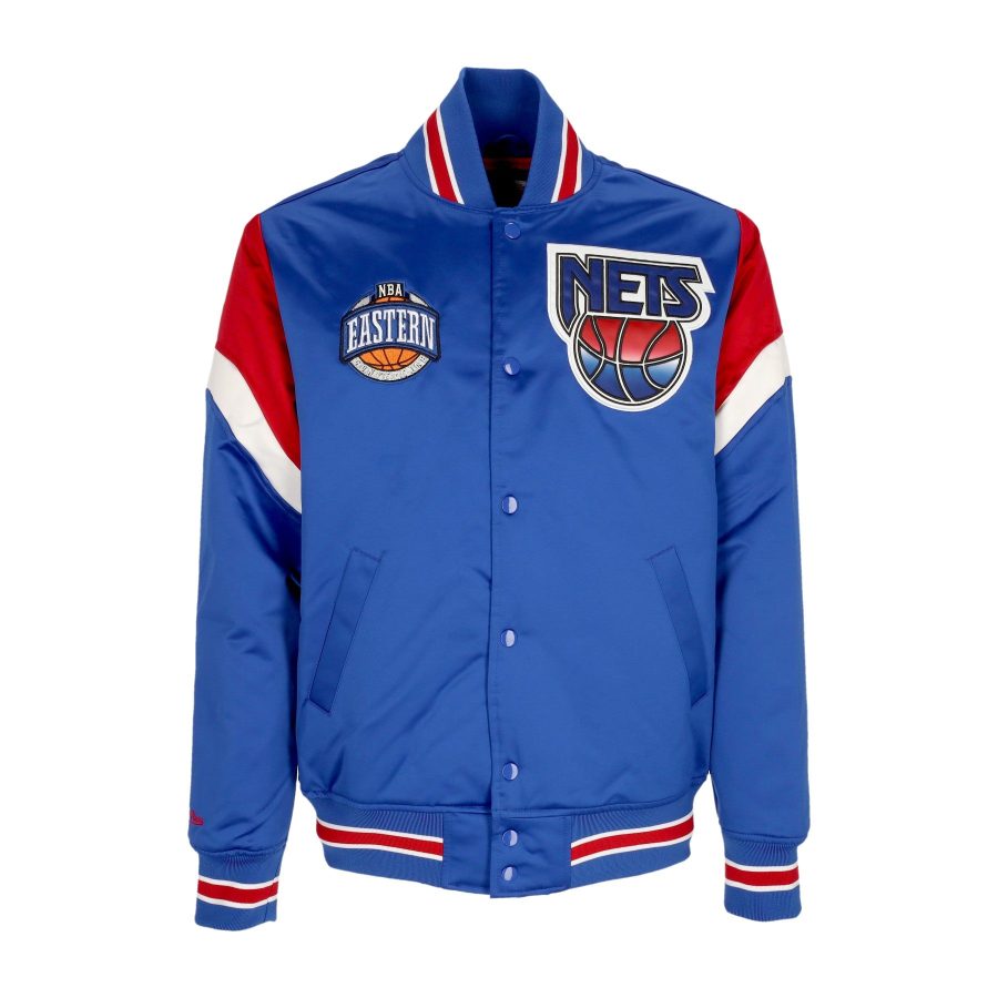 Men's Bomber Jacket NBA Heavyweight Satin Jacket Nejnet Original Team Colors