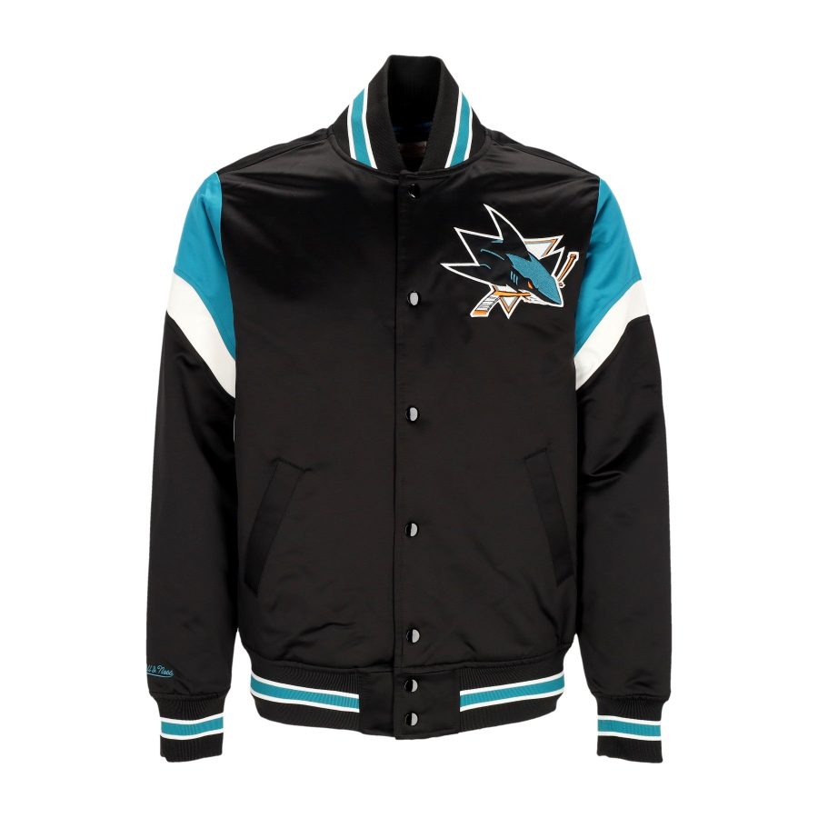 Men's Bomber Jacket NHL Heavyweight Satin Jacket Sajsha Original Team Colors