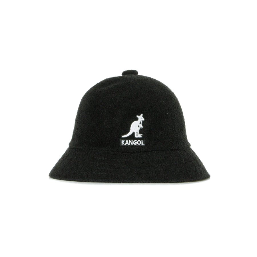 Men's Bucket Hat Big Logo Casual Black