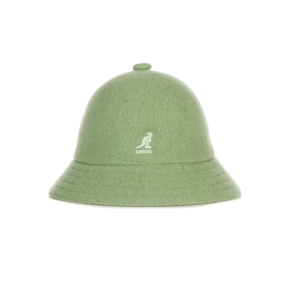 Men's Bucket Hat Wool Casual Oil Green