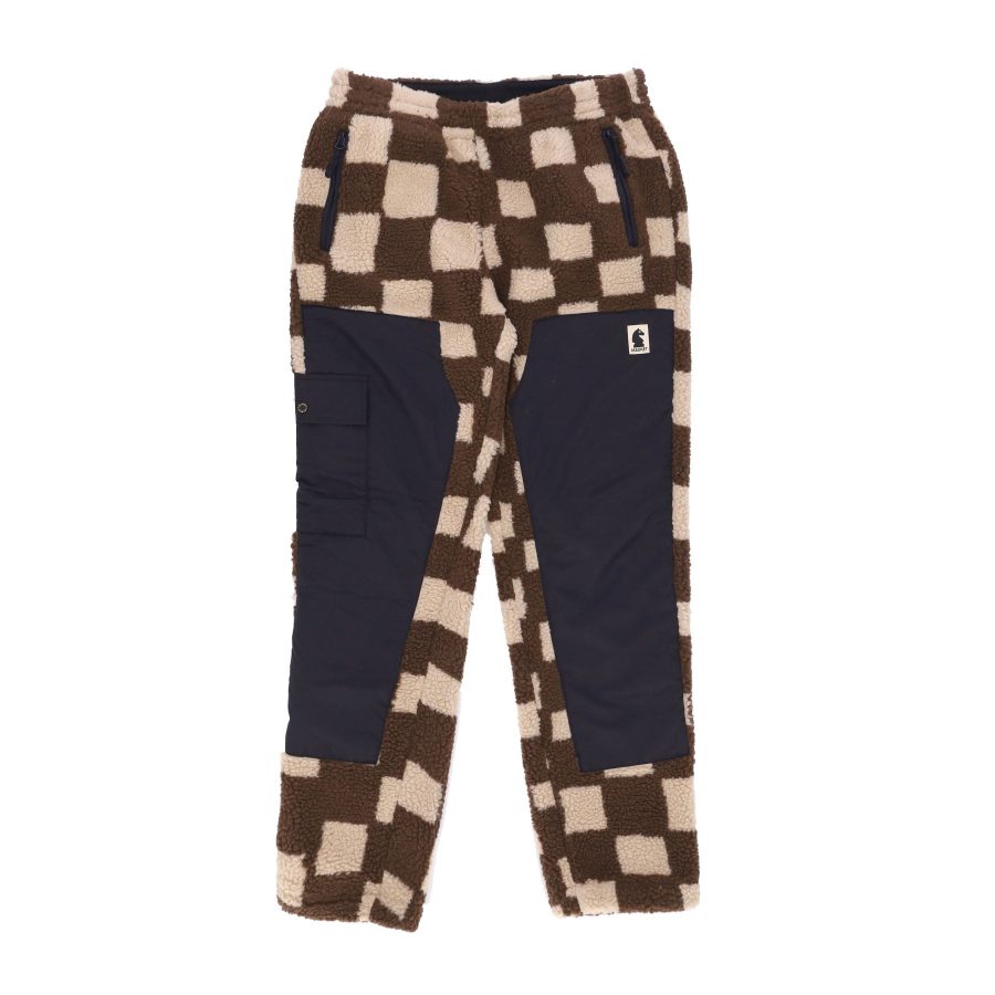 Men's Chess Club Jacquard Sherpa Pants Brown