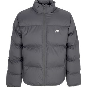 Men's Club Puffer Jacket Iron Grey/white