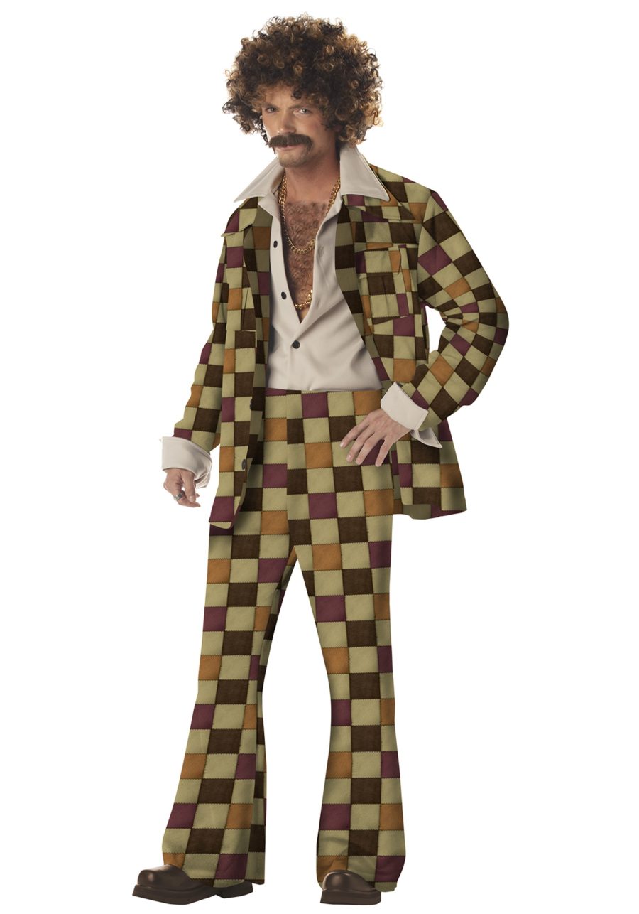 Men's Disco Leisure Suit Costume