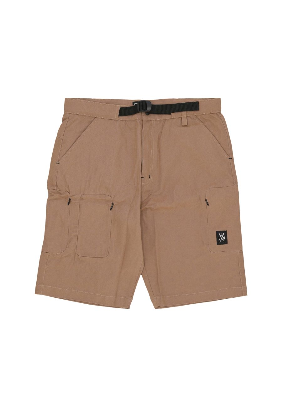 Men's Hidden Cargo Shorts Brown