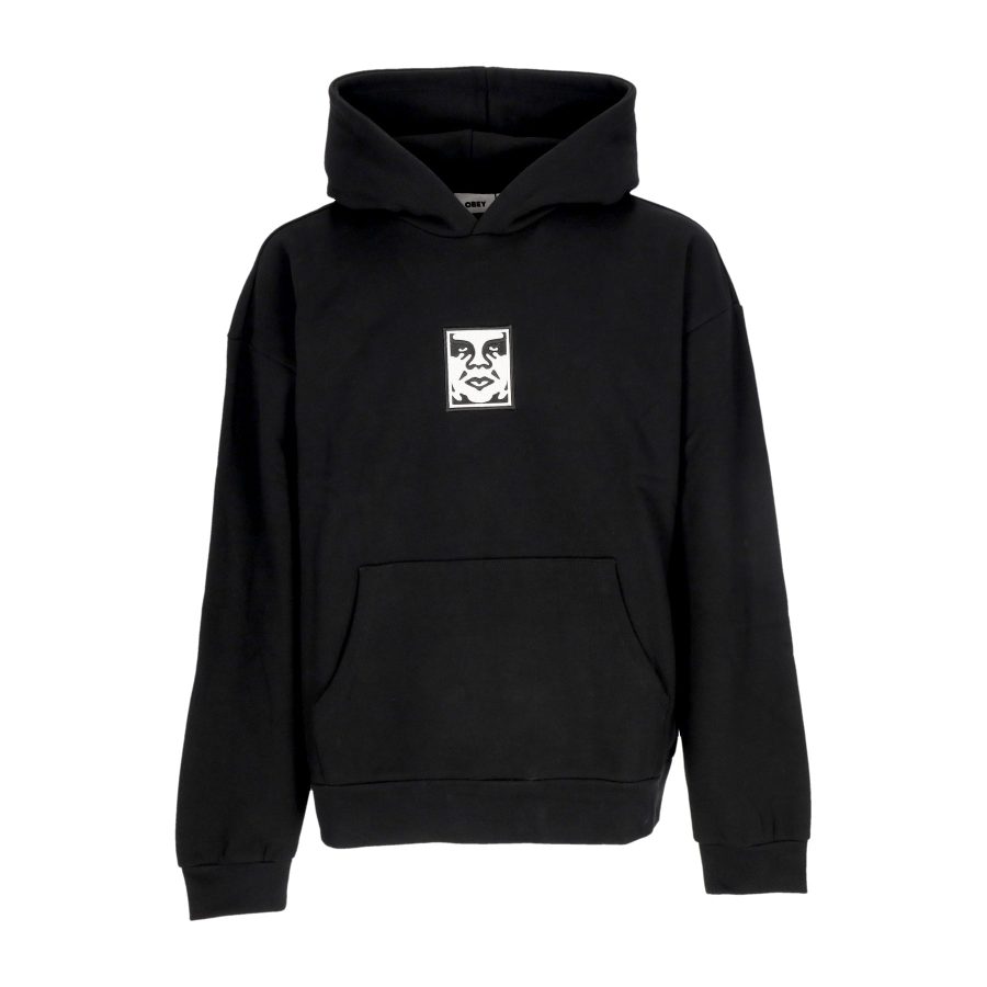 Men's Hoodie Icon Extra Heavy Hoodie Ii Fleece Black