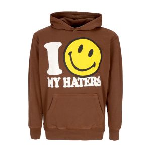 Men's Lightweight Hooded Sweatshirt Smiley Hater Hoodie Acorn