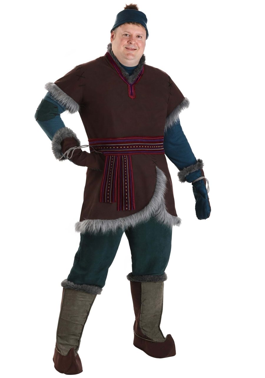 Men's Plus Size Authentic Disney Frozen Kristoff Costume