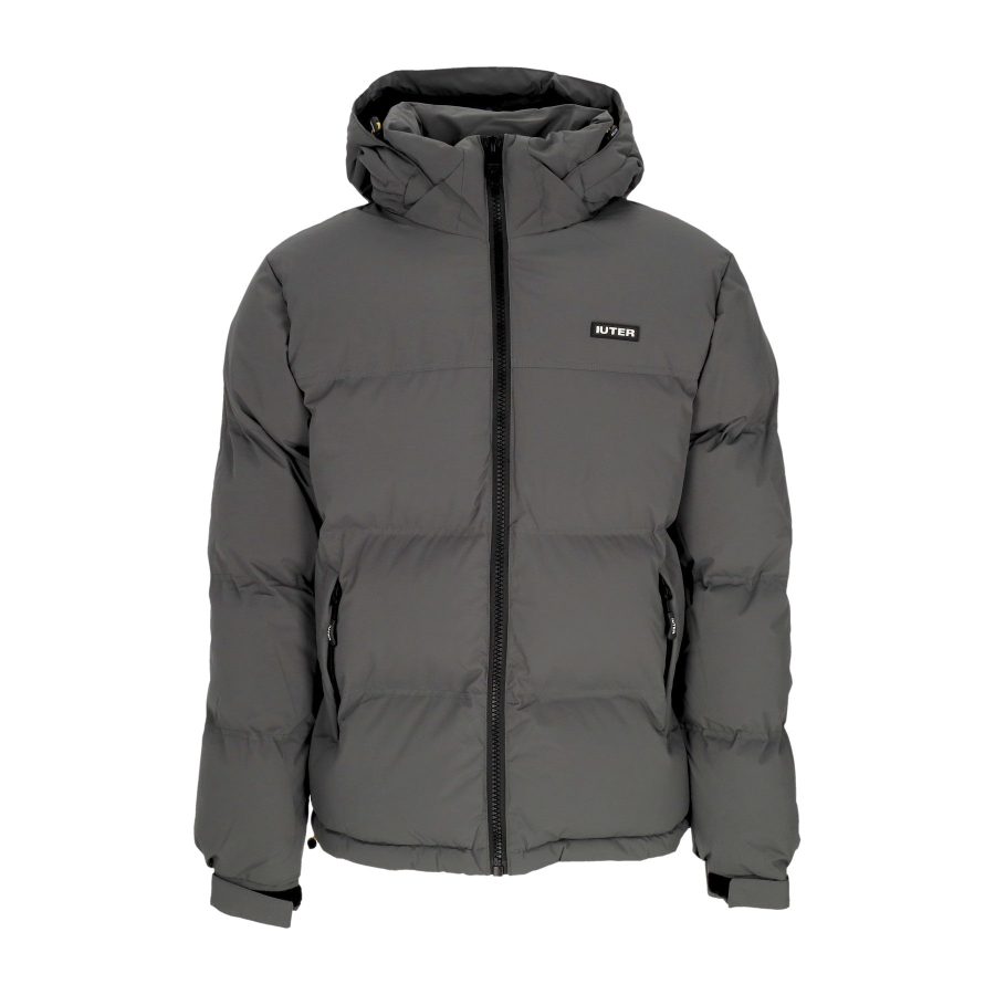 Men's Puff Jacket Dark Gray Down Jacket