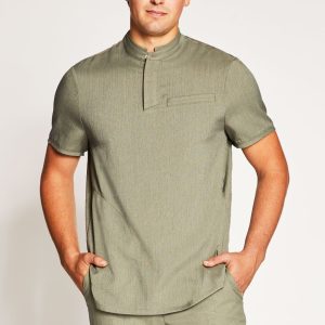 Men's Rio Faux Linen Tunic