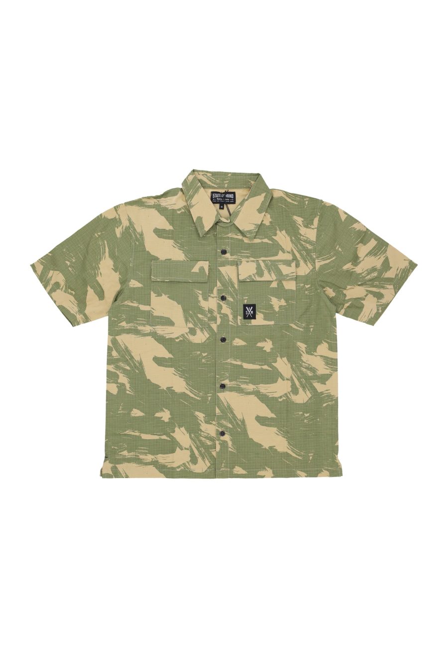 Men's Short Sleeve Combat Shirt Camo