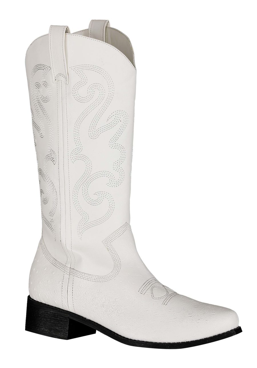 Men's White Cowboy Boots