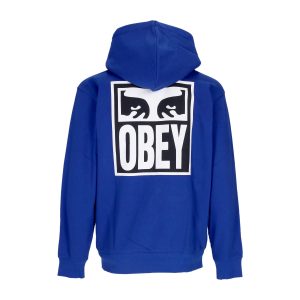 Men's Zip Hoodie Eyes Icon Zip Fleece Surf Blue