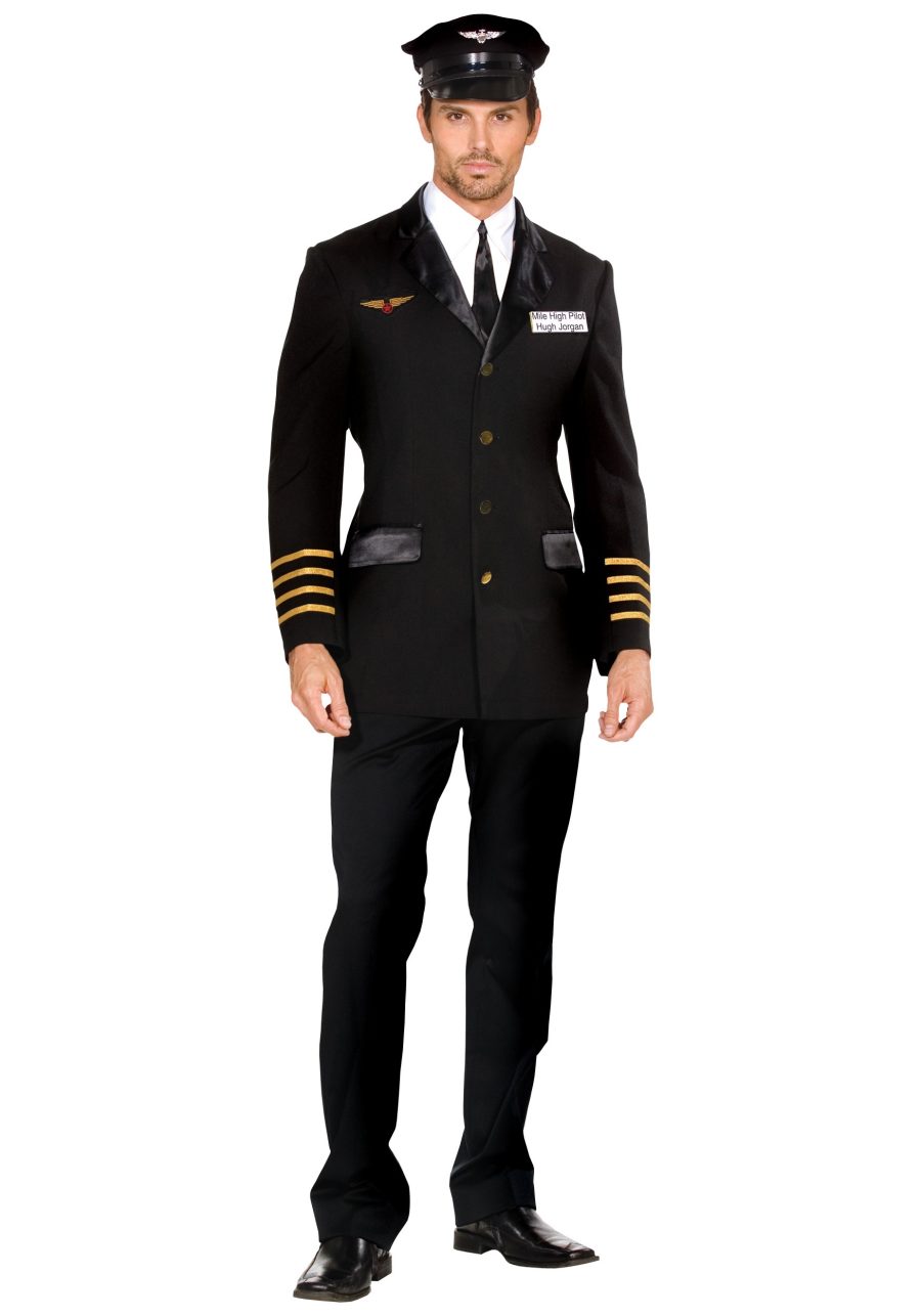 Mile High Pilot Men's Costume