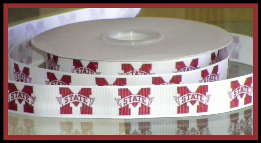 Mississippi State University Inspired Grosgrain Ribbon