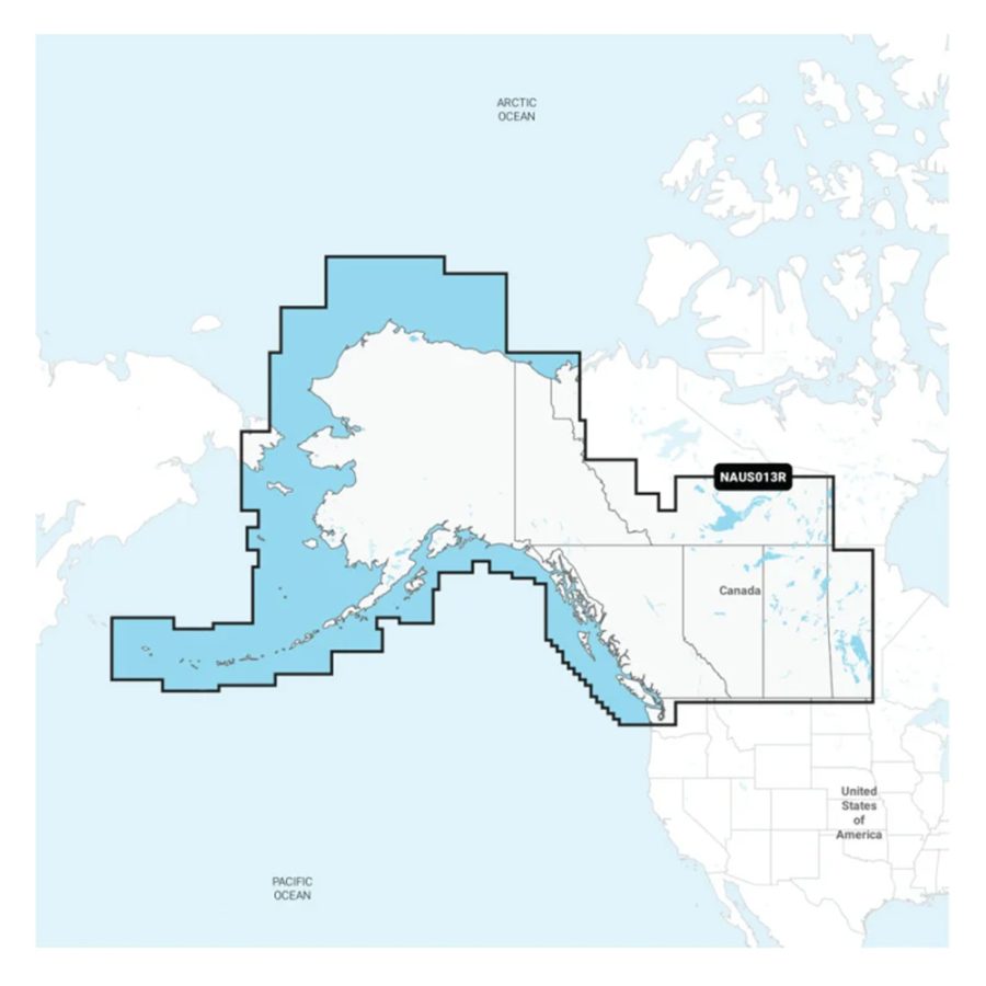 NAVIONICS 010-C1467-30 NAUS013R - Canada, West & Alaska - Navionics+