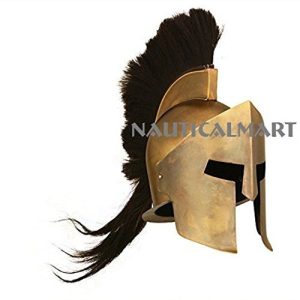 NauticalMart Armor Men's 300 Spartan Helmet Larp Armory Medieval Times Costume