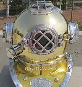 NauticalMart U.S. Navy Mark V Diving Divers Helmet