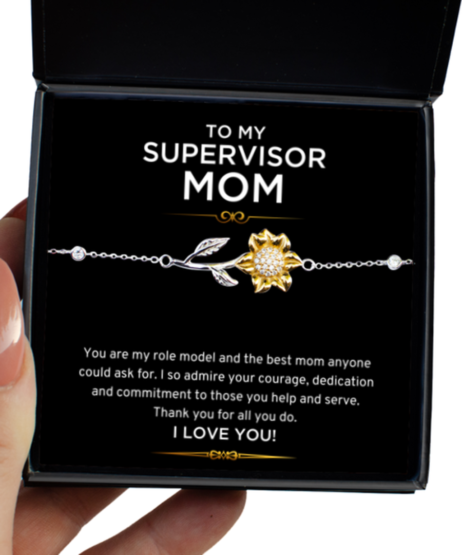 Nice Gifts For Mom, Necklace For Mom, Supervisor Mom Necklace Gifts, Birthday