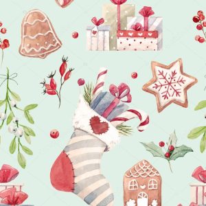 Nice christmas vector pattern