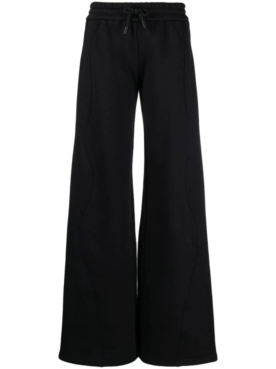 OFF-WHITE WOMEN Round Piping Detail Sweat Pants Black