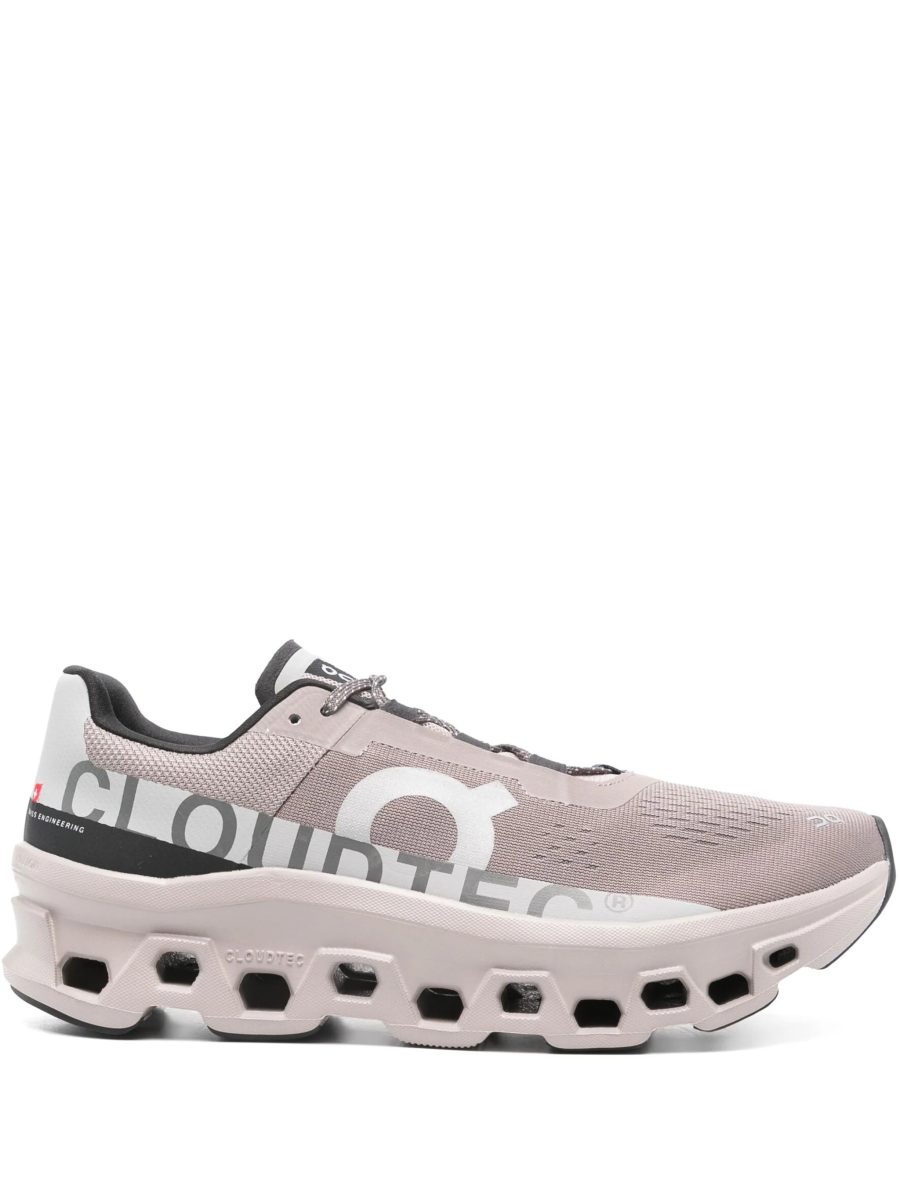 ON RUNNING Cloudmonster Running Sneakers Taupe Grey