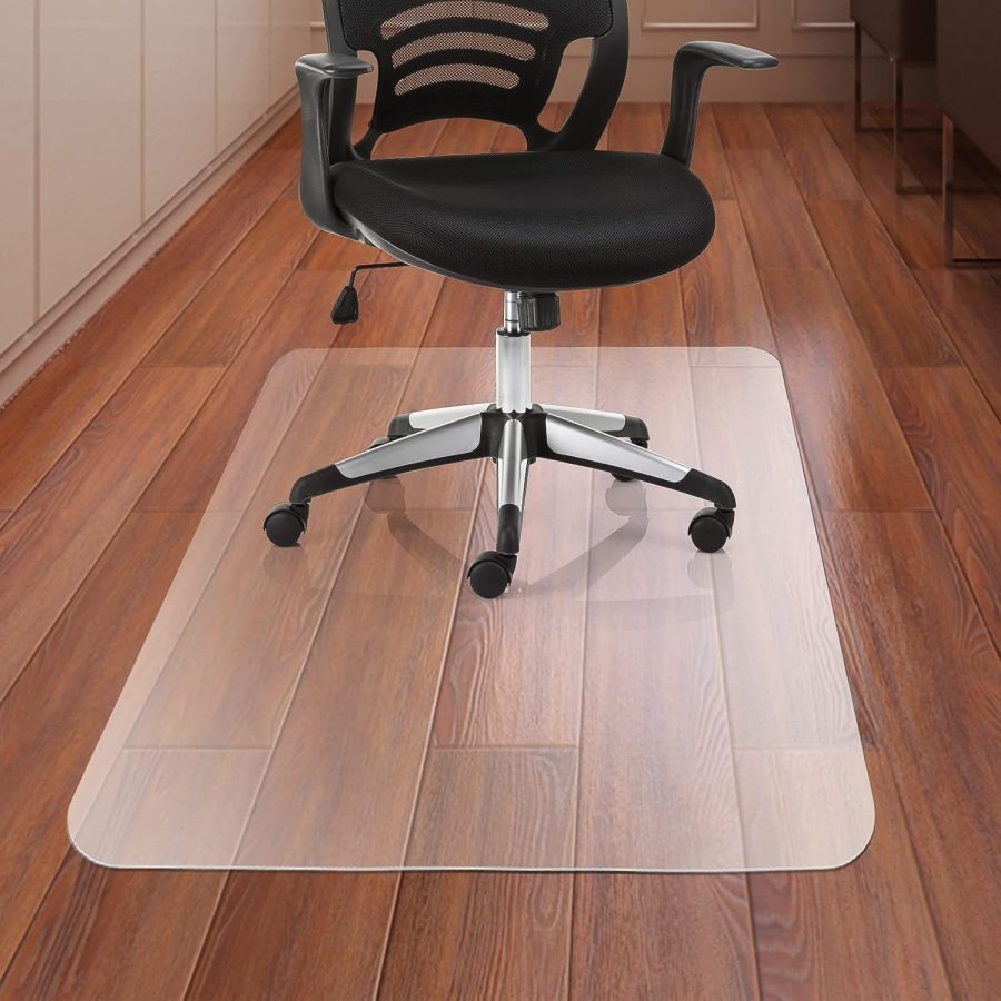 Office Chair Mat For Hardwood Floor, 36'' X 48'' Rectangle Transparent Desk Thic