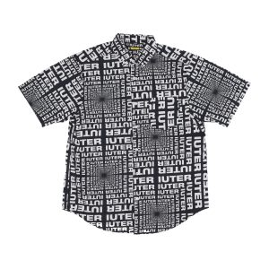 Optical Men's Short Sleeve Shirt S/s Shirt Black