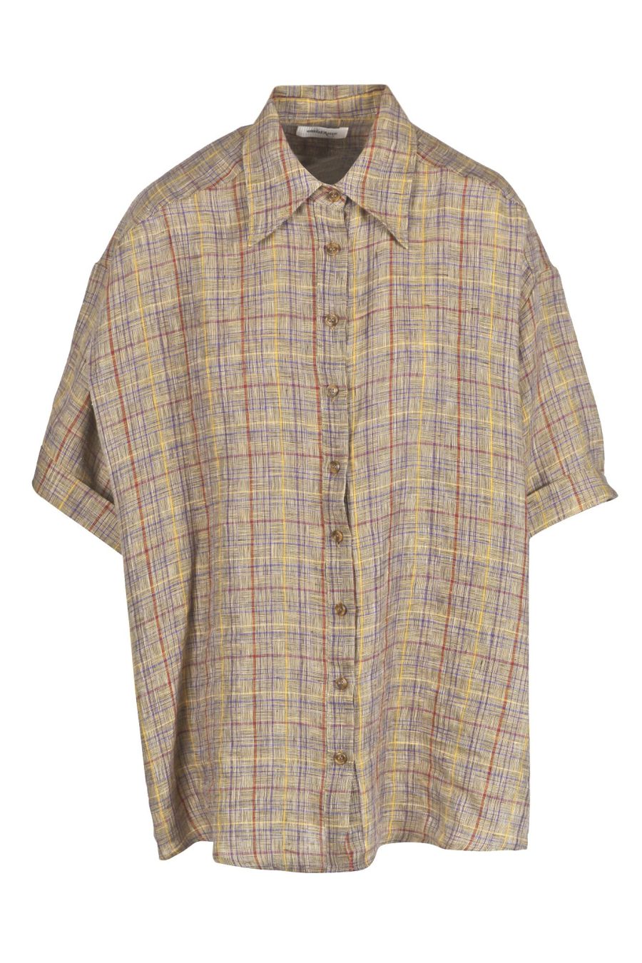 Ottod'ame - Shirt - 430805 - Beige/Rosso