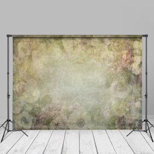 Overlays Light Green Floral Photography Backdrop - Aperturee