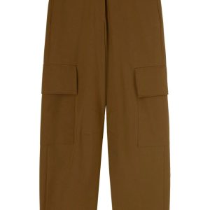 PALM ANGELS WOMEN Suit Cargo Pants Brown/Black