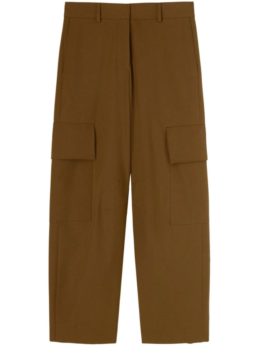 PALM ANGELS WOMEN Suit Cargo Pants Brown/Black