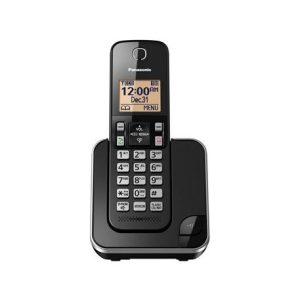 PANASONIC KX-TGC350B Expandable Cordless Phone in Black, 1HS