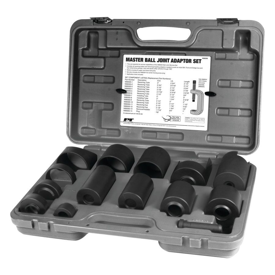 PERFORM TOOL W89305 Master Ball Joint Adapter Set