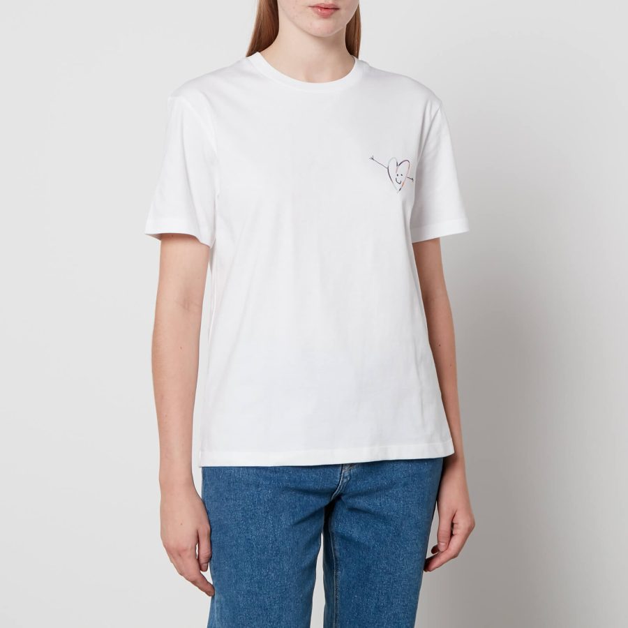 PS Paul Smith Heart Hug Organic Cotton T-Shirt - L