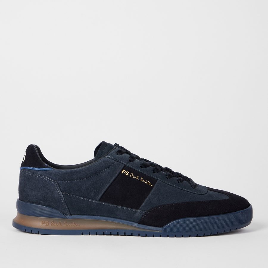 PS Paul Smith Men's Dover Twin Cupsole Trainers - Navy - UK 7