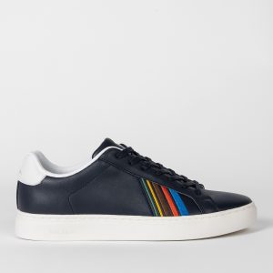 PS Paul Smith Men's Rex Cupsole Trainers - Navy Embroidery - UK 11