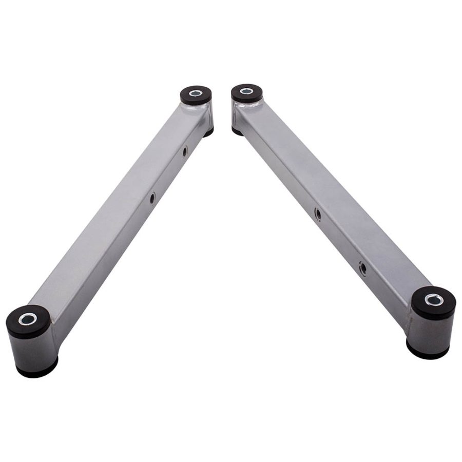 Pair Rear Lower Control Arms with Bushings compatible for Impala B-Body 1971-1976